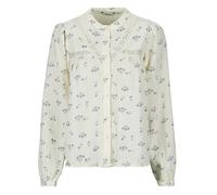 Chemise femmes Only ONLLARI L/S FLOWER Blanc EU XL