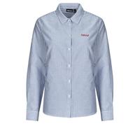 Chemise femmes Pieces PCIRENE LS SHIRT Bleu EU XS