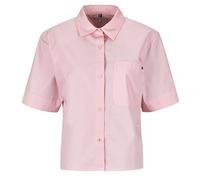 Chemise femmes Tommy Hilfiger ESS POPLIN SS SHIRTS Rose EU L