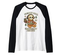 Chemise Festive Gingerdead - Squelette Amusant - Cookie - Humeur de Noël Manche Raglan