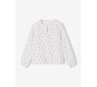 Chemise file gaze de coton imprimée personnalisable blanc imprimé 9A