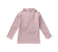Chemise Fille Lapin à Manches Longues Top Bébé Ensemble Vêtements Fixes Fermetures pour Vestes, Rose, 7-8 ans
