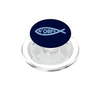 Chemise Fish and Chips - Cadeau Alimentaire Britannique - N PopSockets PopGrip pour MagSafe