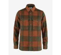 Chemise Fjällräven Canada manches longues orange vert - S