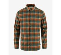 Fjällräven Lappland Stretch Flannel Shirt Chemise, Laurel Green-Autumn Leaf, M Homme
