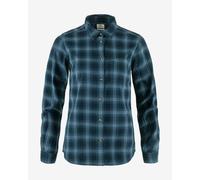 Fjällräven - Women's Övik Flannel Shirt - Chemise - S - dark navy / indigo blue