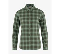 Chemise Fjällräven Övik Flannel manche longue vert patine femme - XS