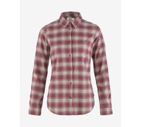 Chemise Fjällräven Övik Flannel manche longue violet gris femme - S