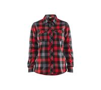 Chemise flanelle femme Blåkläder 3209 Rouge/Noir Blaklader - 320911525699 XS