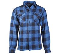 Mil-Tec Lumberjack II, chemise/veste textile 3XL Noir/Bleu Noir/Bleu