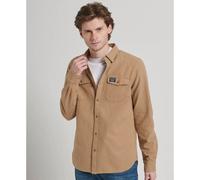 Superdry Flannel Workwear Long Sleeve Shirt Marron S Homme