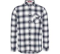Chemise Flannel - Tommy Jeans - Plaid - Coton biologique - Manches longues - Poche à rabat S