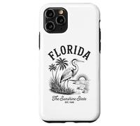 Chemise Florida Heron Vintage Sunset Scene The Sunshine State Coque pour iPhone 11 Pro