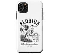 Chemise Florida Heron Vintage Sunset Scene The Sunshine State Coque pour iPhone 11 Pro Max