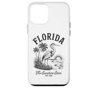 Chemise Florida Heron Vintage Sunset Scene The Sunshine State Coque pour iPhone 12 Mini