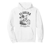 Chemise Florida Heron Vintage Sunset Scene The Sunshine State Sweat à Capuche
