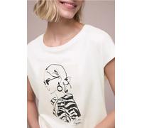 Chemise Fluide à Imprimé et Épaules Tombantes
