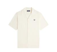 Fred Perry COMPRESS MESH REVERE COLLAR SH men Shortsleeves beige taille: L