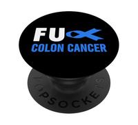 Chemise FU Contre Le Cancer du côlon - Sensibilisation au Cancer du côlon FU PopSockets PopGrip Adhésif