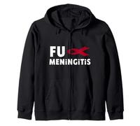 Chemise Fu Meningite - Ruban Bordeaux - Sensibilisation à la méningite Sweat à Capuche