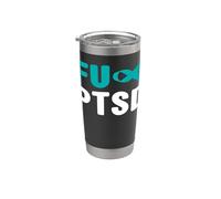 Chemise FU PTSD - Sensibilisation au stress post-traumatique Gobelet isotherme en acier inoxydable double paroi