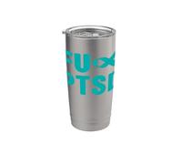 Chemise FU PTSD - Sensibilisation au stress post-traumatique Gobelet isotherme en acier inoxydable double paroi