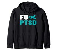 Chemise FU PTSD - Sensibilisation au Stress Post-traumatique Sweat à Capuche