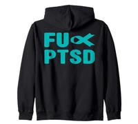 Chemise Fuck PTSD - Sensibilisation au Stress Post-traumatique Sweat à Capuche