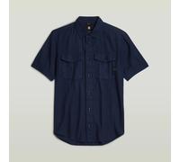 G-star Marine Short Sleeve Shirt Bleu XL Homme
