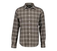 Chemise Gant Reg Flannel Melange Check Marron M