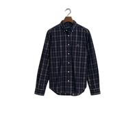 Chemise Gant Reg Ut Cord Check Bleu S