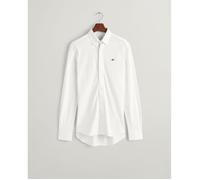 Chemise - GANT - Regular - Manches longues - Col boutonné - Blanc L