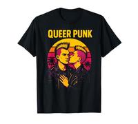Chemise gay punk rebelle arc-en-ciel LGBTQ T-Shirt