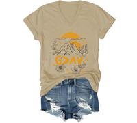 Chemise God is Greater Than The Highs and Lows, God is Greater Than The Highs and Lows, God is Good Chemises Femme Homme, Kaki (col en V), S