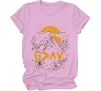 Chemise God is Greater Than The Highs and Lows, God is Greater Than The Highs and Lows, Gods is Good Chemises Femme Homme, rose, 3XL