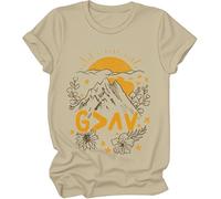 Chemise God is Greater Than The Highs and Lows, God is Greater Than The Highs and Lows, Gods is Good Chemises Femme Homme, kaki, L