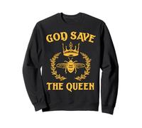 Chemise « God Save The Queen Bee » - Chemise d'apiculteur écologique Sweatshirt