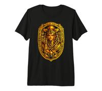 Chemise Graphique dorée Pharaon de l'Égypte Ancienne pour Les Amateurs de musée de l'Égypte T-Shirt Haut de Gamme
