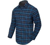 Chemise GreyMan Polyester/Nylon Helikon-Tex - Blue Stonework Plaid S