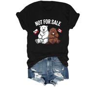 Chemise Groenland n'est pas à vendre, le Canada et le Groenland ne sont pas à vendre Chemise, Noir , XL