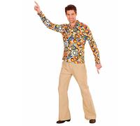 Chemise Groovy Bubbles Années 70 Homme - Taille: Xxl Multicolore