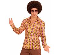 Chemise Groovy Disco Années 70 Homme L / Xl Multicolore