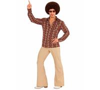 Chemise Groovy Old School Années 70 Homme Xxl Multicolore