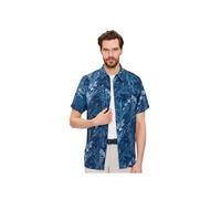 Chemise Guess Homme floral Bleu Synthétique L
