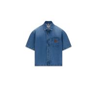 Chemise Guess Oversize Crop Bleu 2XL