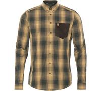 Chemise Härkila Akkan Vert saule / brun sombre L