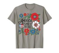 Chemise Happy Memorial Day Groovy Fleur Femmes Filles T-Shirt