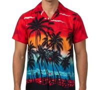Chemise Hawaienne à Manches Courtes - Décontractées pour Hommes - Chemises de Fête de Plage et d'Enterrement de Vie de Garçon