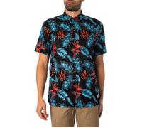 Chemise Hawaïenne À Manches Courtes - SUPERDRY - Homme - Multicolore - Gris - Regular - Col Chemise S