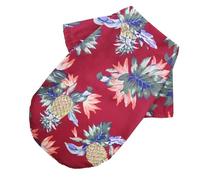 Chemise hawaïenne à motif d'ananas pour chien, chat, golden retriever, printemps et été (4, XL)